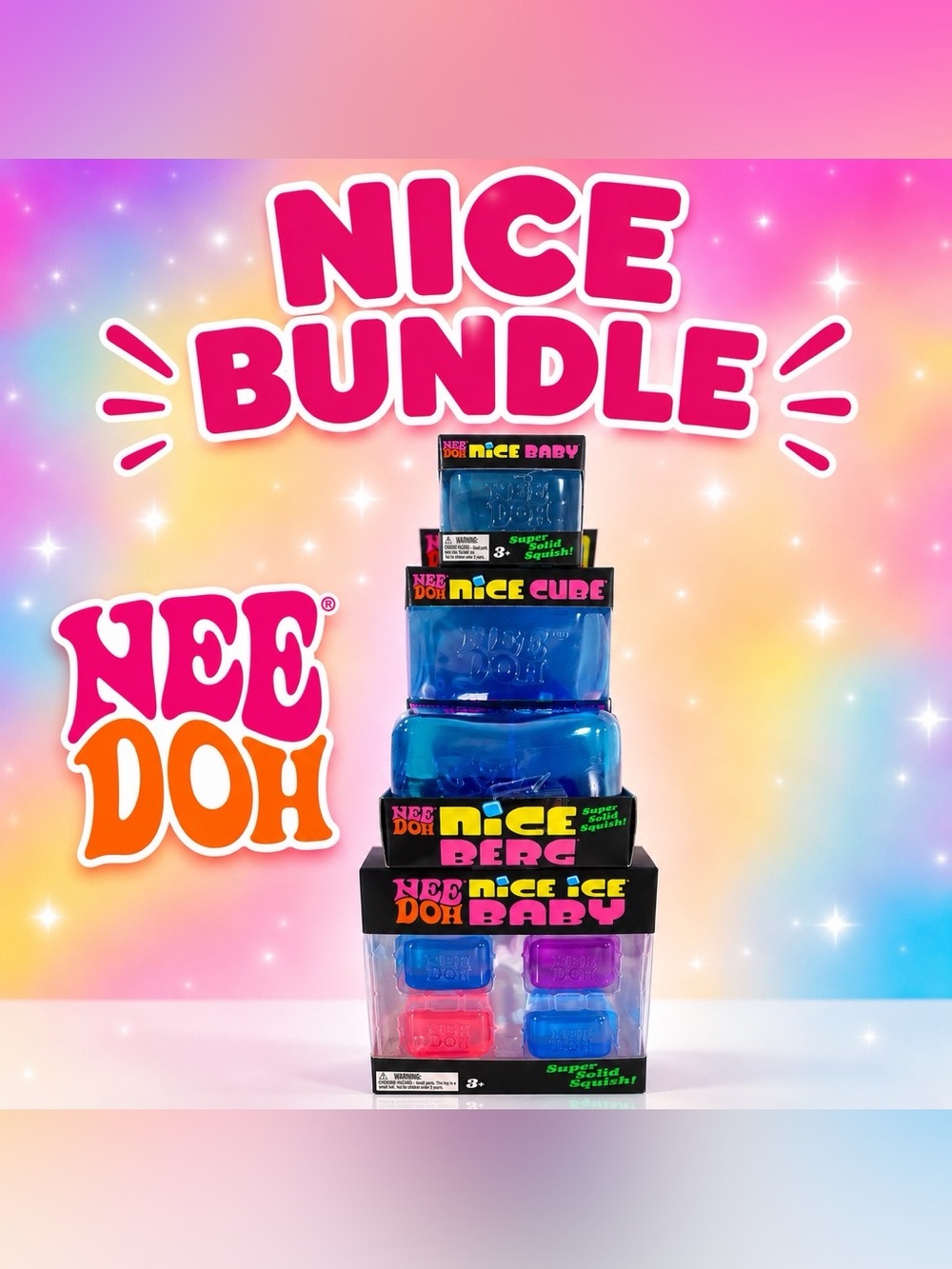 NeeDoh Nice Bundle of 4